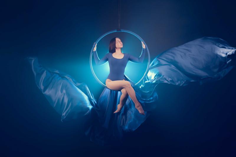 Vánoční Aerial hoop Pokročilí